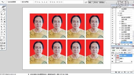 ps证件照制作排版：原来这么简单